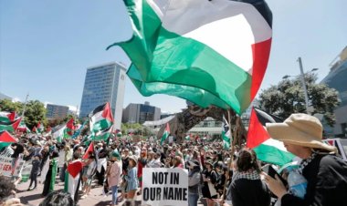 Yeni Zelanda'da on binlerce kişi Filistin için yürüdü