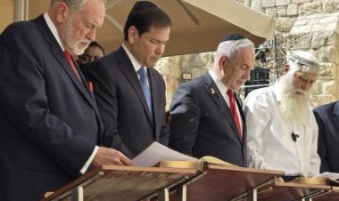 ABD artık İsrail’in memuru: Rubio Ağlama Duvarı’nda siyonistlere hizmette