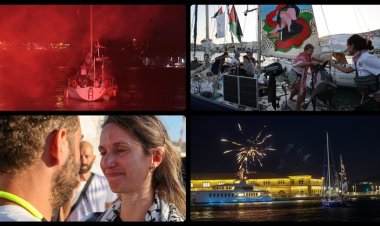 Küresel Sumud Filosu'na Yunanistan'dan katılacak tekneler denize açılmaya başladı