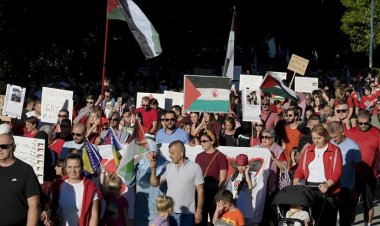Bosna-Hersek’te Gazze için protesto