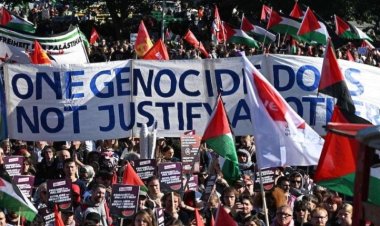 Almanya ve İsveç’te binler Gazze için sokakta: Katil Netanyahu ve soykırımcı İsrail hedefte