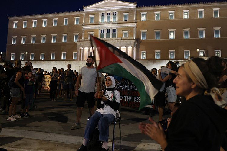 Avrupa'da Filistin'e destek gösterileri düzenlendi