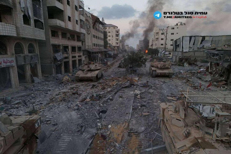 İşgalci İsrail ordusu, Gazze şehrini dört koldan kuşattı: Yoğun bombardıman sürüyor