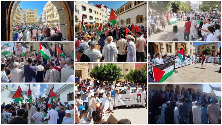 Fas, Yemen ve Moritanya’da Gazze için ABD ve İsrail protesto edildi