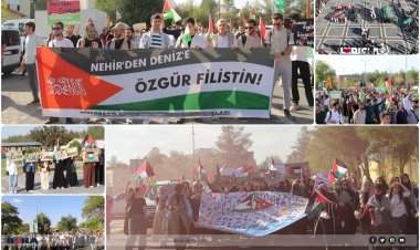 Dicle Üniversitesi öğrencileri: “İsrail’in zulmüne sessiz kalmayacağız”