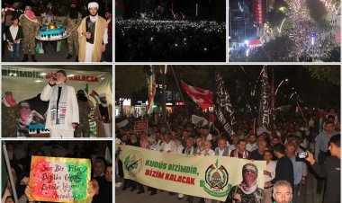 Batman'da on binler Gazze için yürüdü: “Zulme sessiz kalan liderler sorumludur”