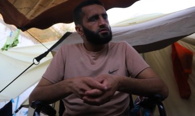 İsrail işkencesi ile gözlerini kaybeden Filistinli Mahmud, özgürlüğüne acı içinde kavuştu