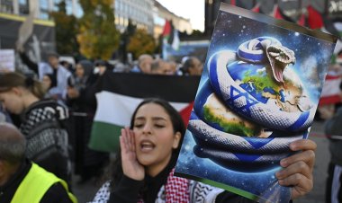 Berlin'de Filistin'e destek gösterisi düzenlendi