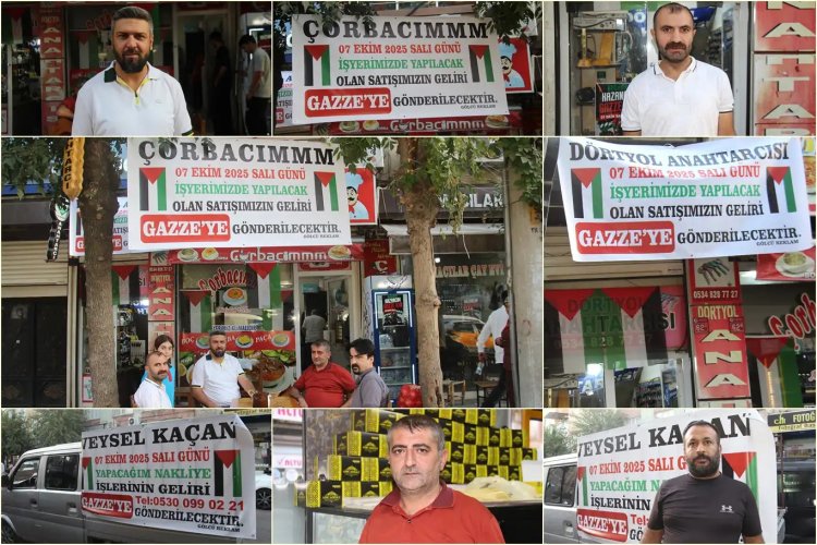 Diyarbakır esnafı: 7 Ekim gelirimiz Gazze’ye!