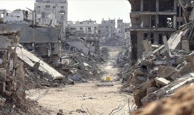 İşgalci İsrail, Cibaliya'da beton bloklarla belirlediği "Sarı Hat" ile Filistinlileri "ölüm çemberine" aldı