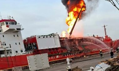 Ukrayna’nın Odesa bölgesinde Türkiye bayraklı tankere SİHA saldırısı