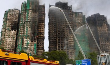 Hong Kong'da çıkan yangında 55 kişi öldü, 279 kişiden haber alınamıyor