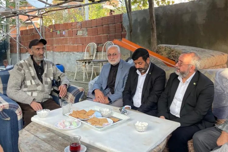 HÜDA PAR'dan Kocaeli'ndeki patlamada vefat edenlerin ailelerine taziye ziyareti