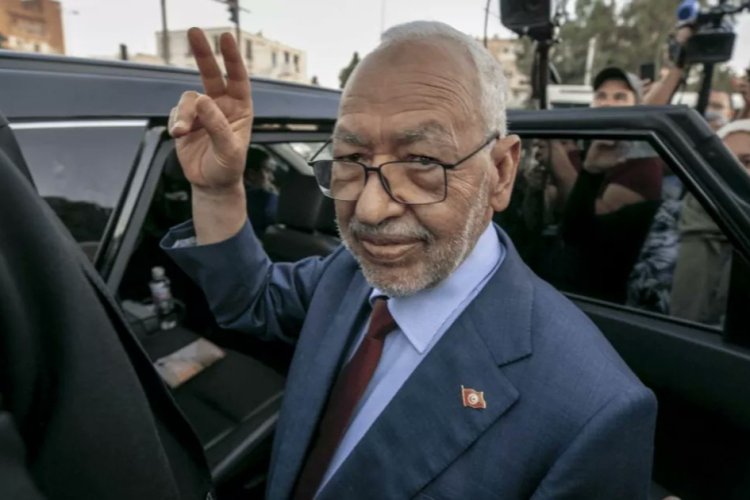 Tunus'ta Gannuşi'ye Kızılay'a yaptığı bağış nedeniyle iki yıl hapis cezası verildi