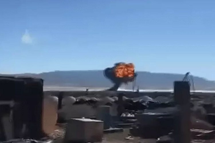 ABD'ye ait F-16 savaş uçağı düştü