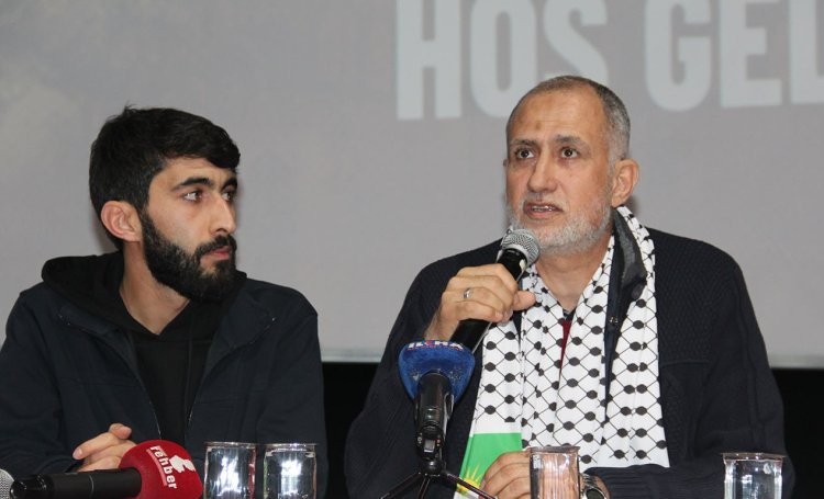 HAMAS Kudüs Yetkilisi Abukutaish Batman'da konuştu: “Mescid-i Aksa ümmetin kimliğidir”
