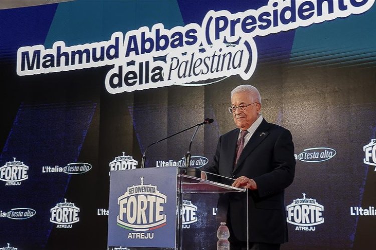 Filistin Devlet Başkanı Abbas'tan İtalya'ya 'Filistin Devleti'ni tanıyın' çağrısı