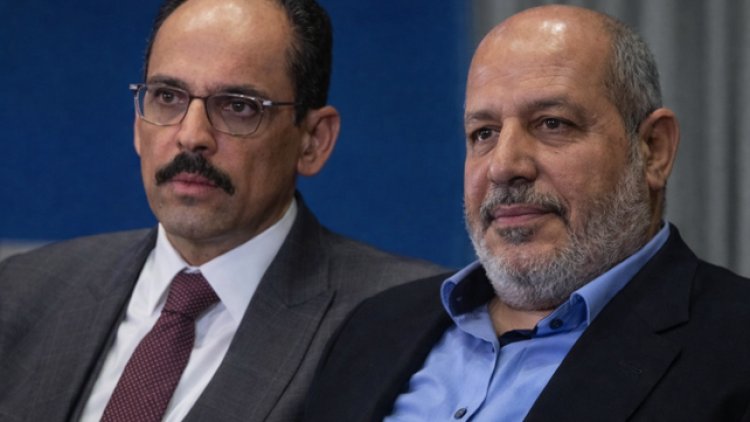 MİT Başkanı Kalın, Halil el-Hayye ile görüştü