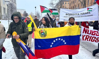 Stockholm’de isyan: “Soykırımcı İsrail Gazze’den çekil, ABD Venezuela’dan defol”