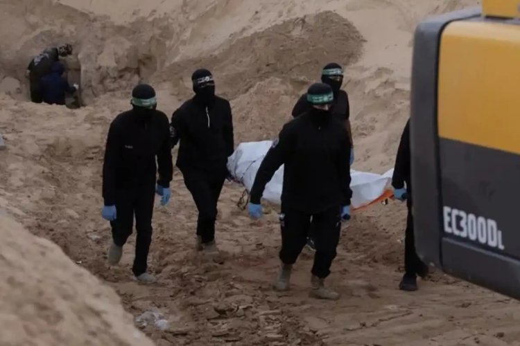 Gazze'de bulunan son siyonist esirin cesedi için arama çalışmaları yeniden başladı