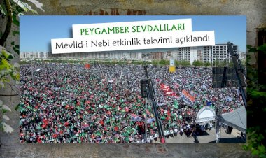 Mevlid-i Nebi etkinlik takvimi açıklandı