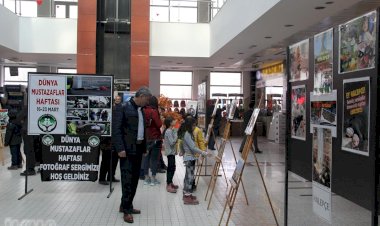 'Dünya Mustazaflar Haftası' resim sergisi açıldı