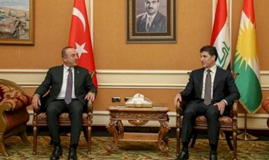Çavuşoğlu IKBY Başbakanı Neçirvan Barzani ile görüştü