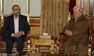 HÜDA PAR Genel Başkanı Sağlam, Barzani ile görüştü
